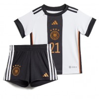 Camisa de time de futebol Alemanha Ilkay Gundogan #21 Replicas 1º Equipamento Infantil Mundo 2022 Manga Curta (+ Calças curtas)